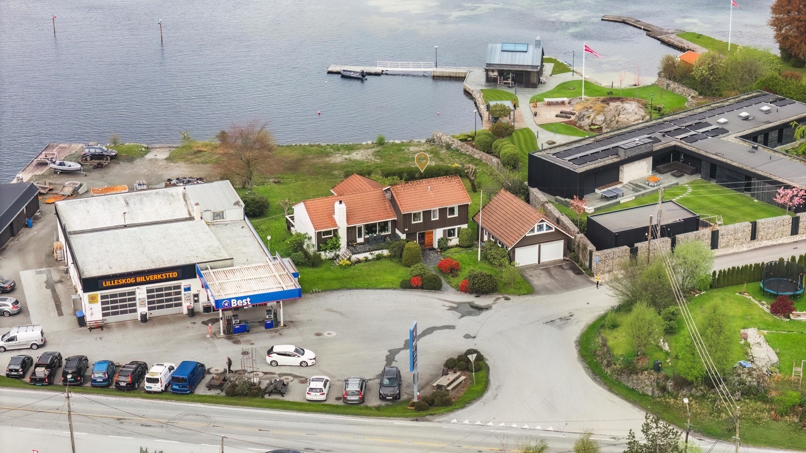 Flott og solrik beliggenhet i Skjoldastraumen. Galleribilde