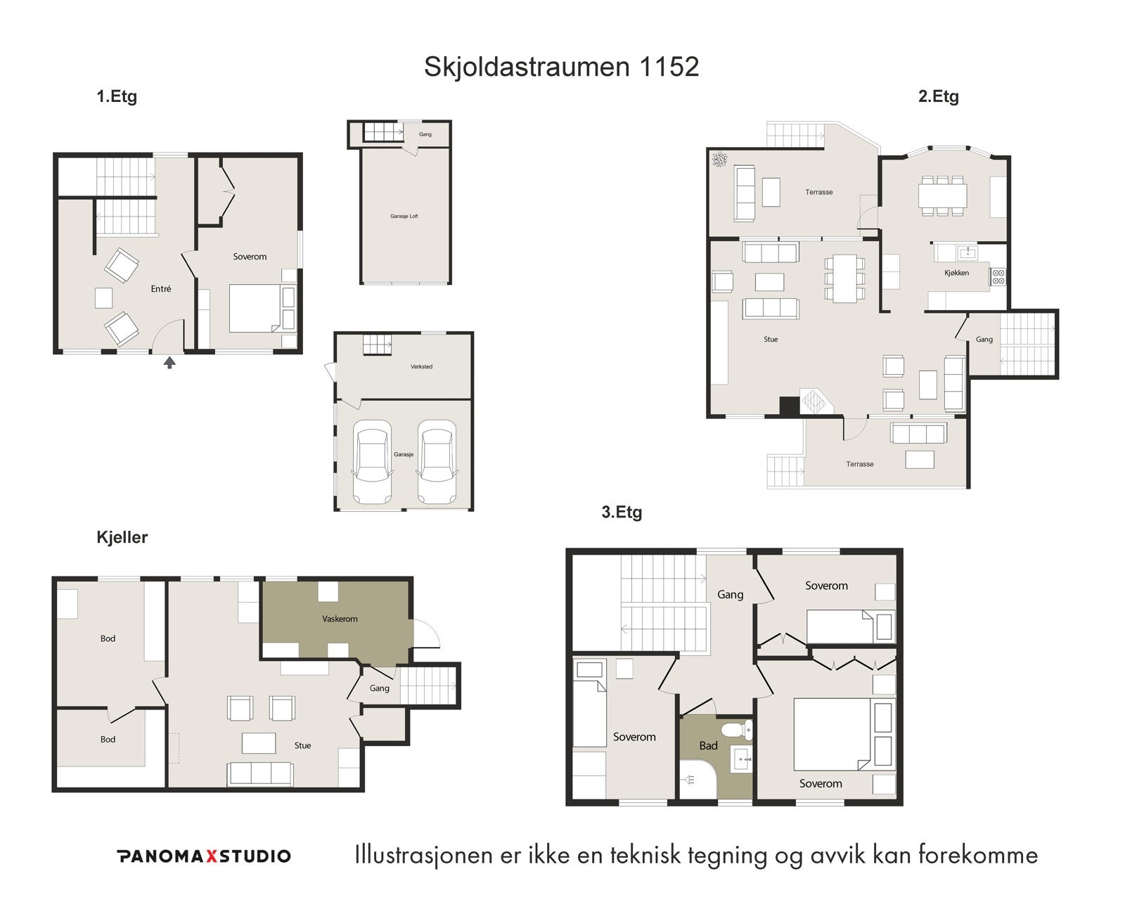 Plantegning. Galleribilde