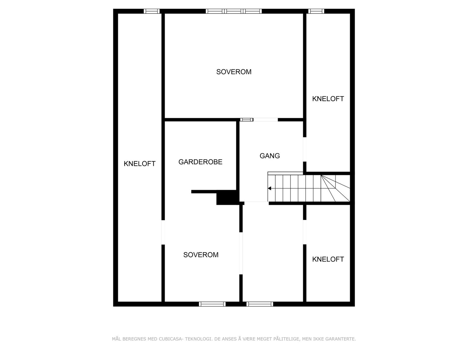 Plantegning 2. etasje Galleribilde