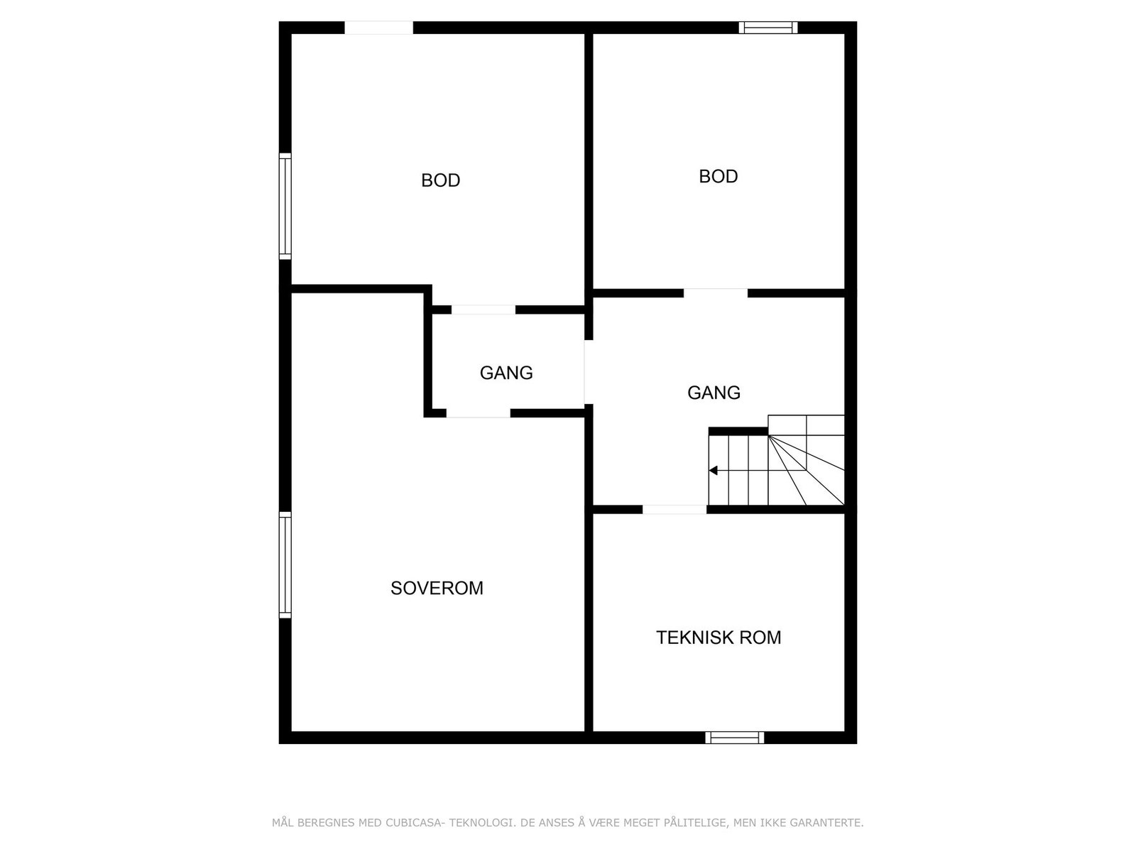 Plantegning kjeller Galleribilde