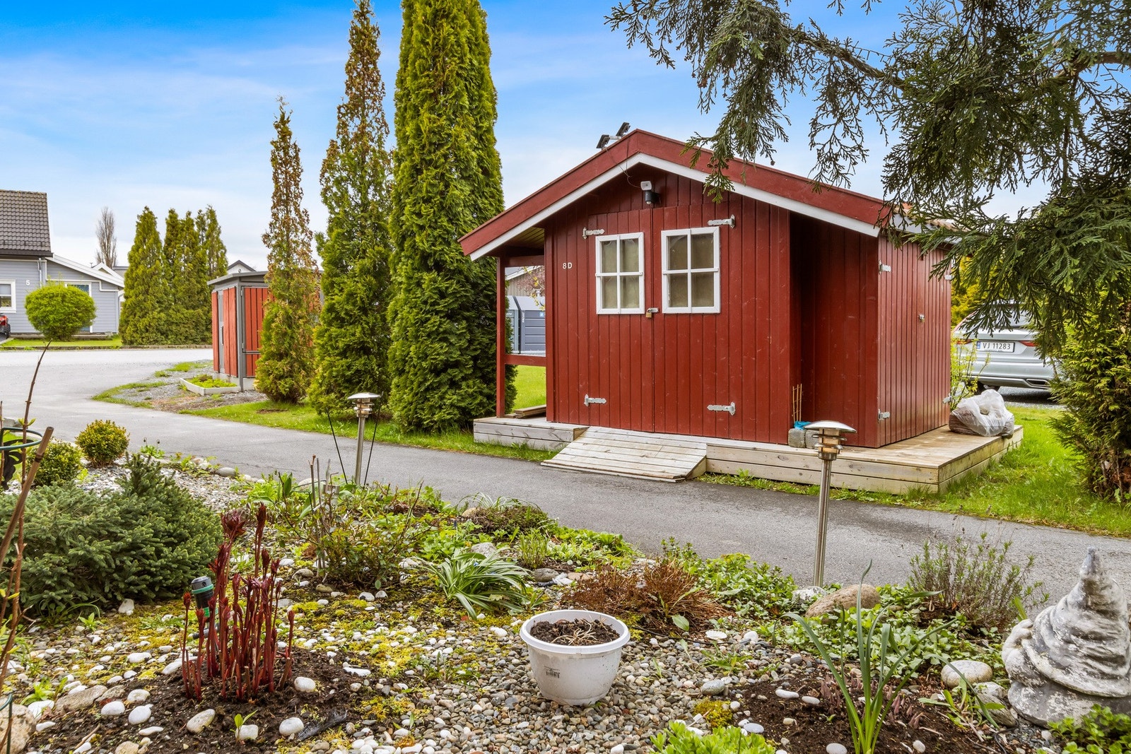 Utebod som tilhører leliigheten. Galleribilde