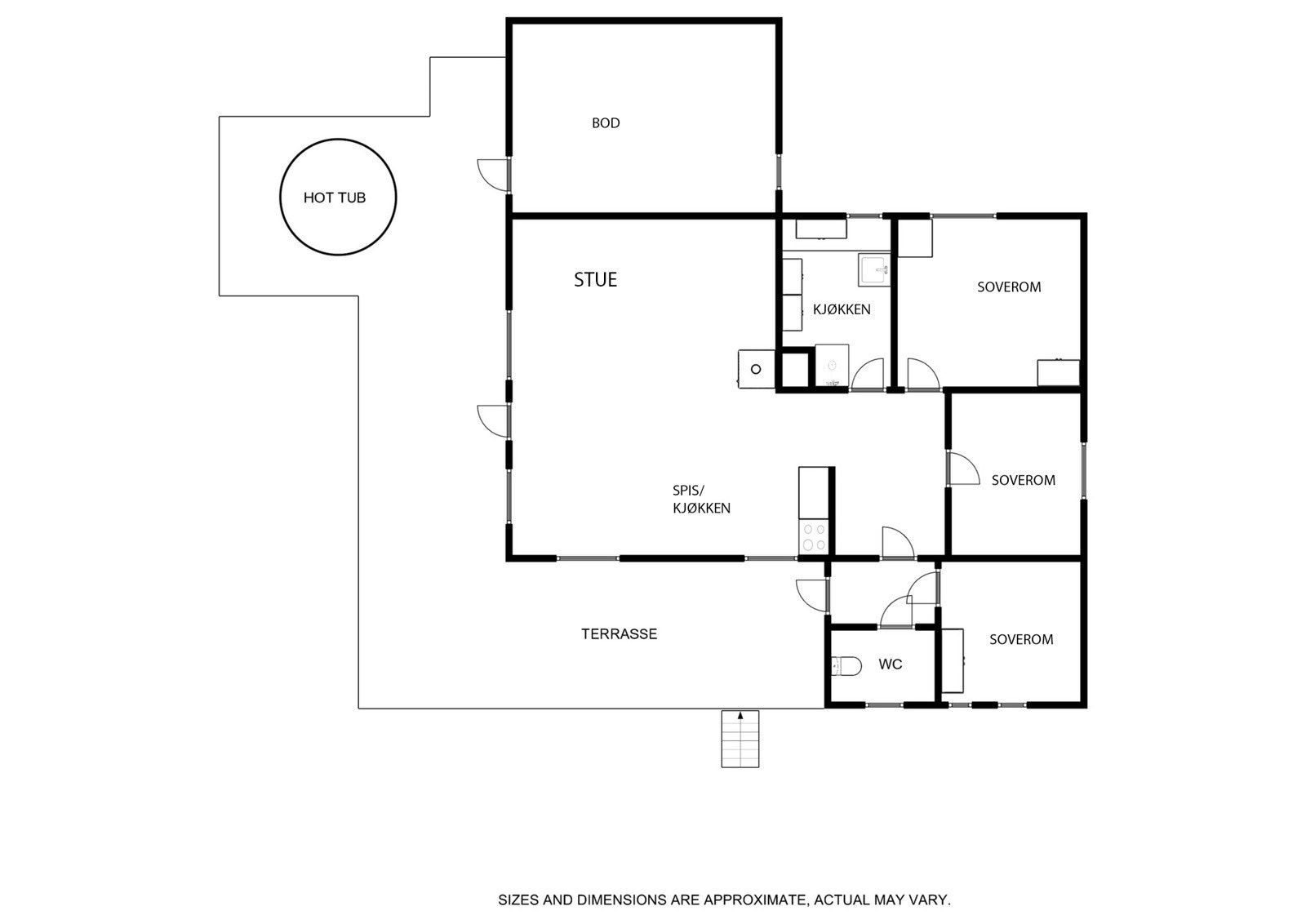 Plantegning Galleribilde