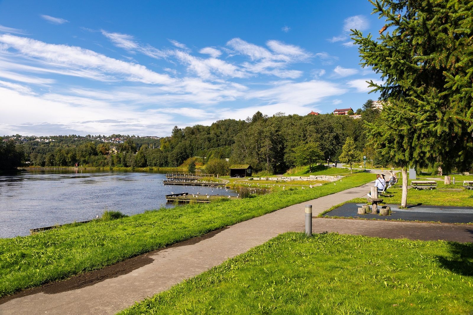 Nedre Leirfoss er et fint turmål ved Nidelva, kun noen minutters gange fra leiligheten. Galleribilde