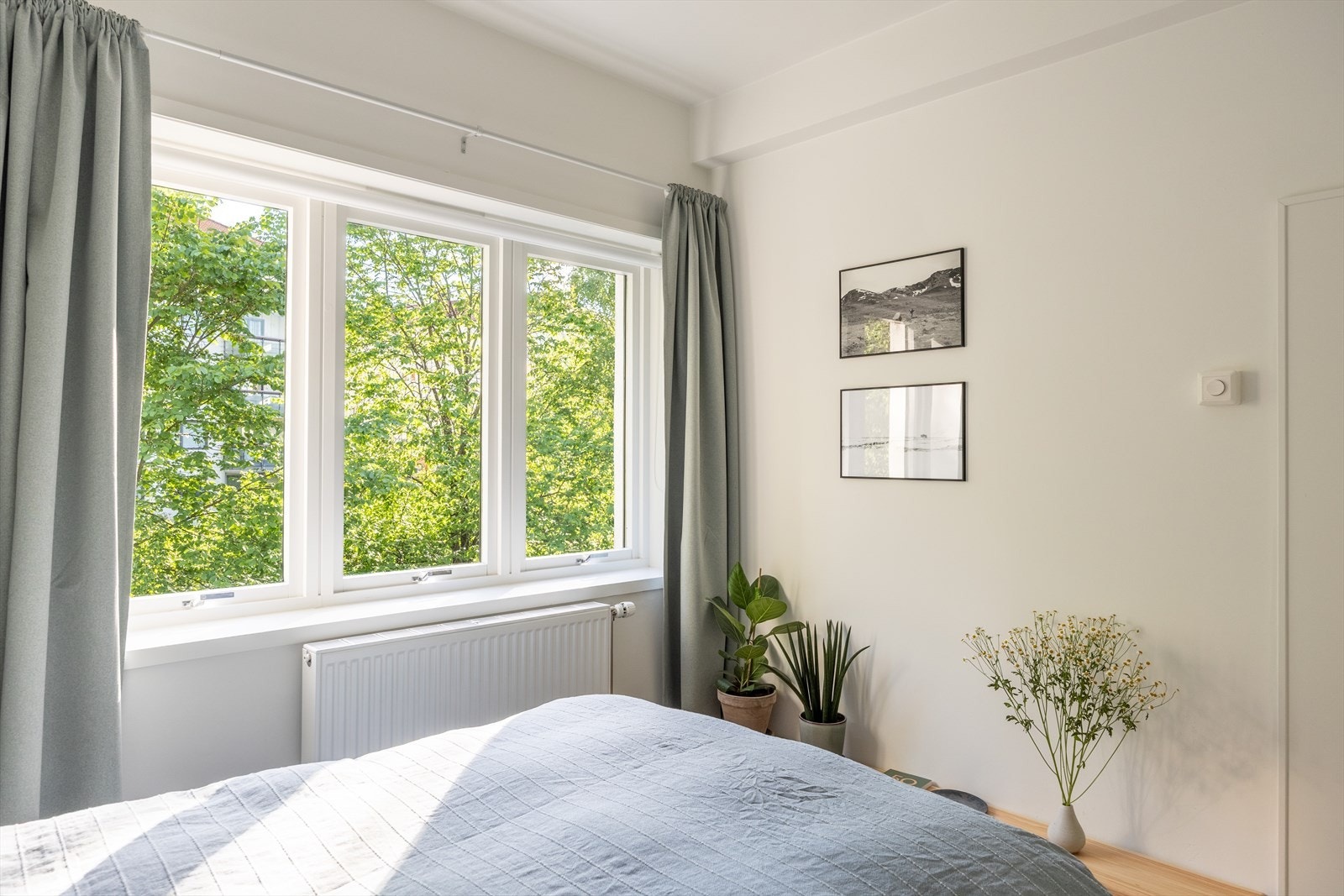 Soverommet har en god plassering og nærmest ingen innsyn Galleribilde