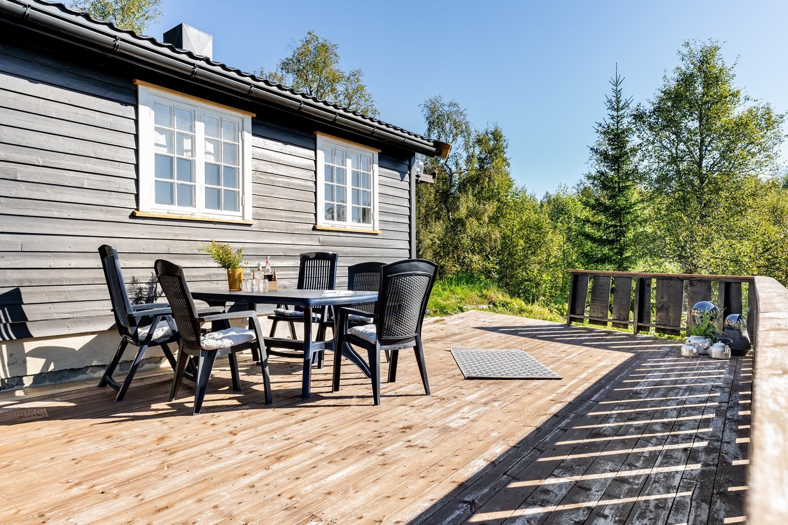 Her ligger alt til rette for å nyte solrike sommerdager. Galleribilde