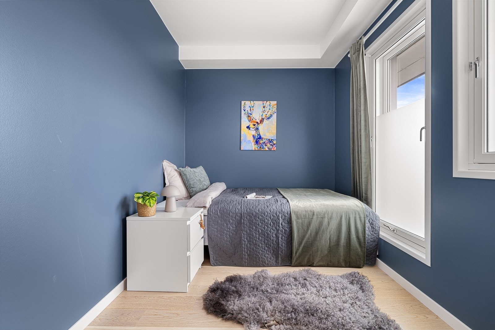 Det andre soverommet egner seg godt som barnerom, kontor, hobbyrom eller gjesterom - alt etter behov. Galleribilde