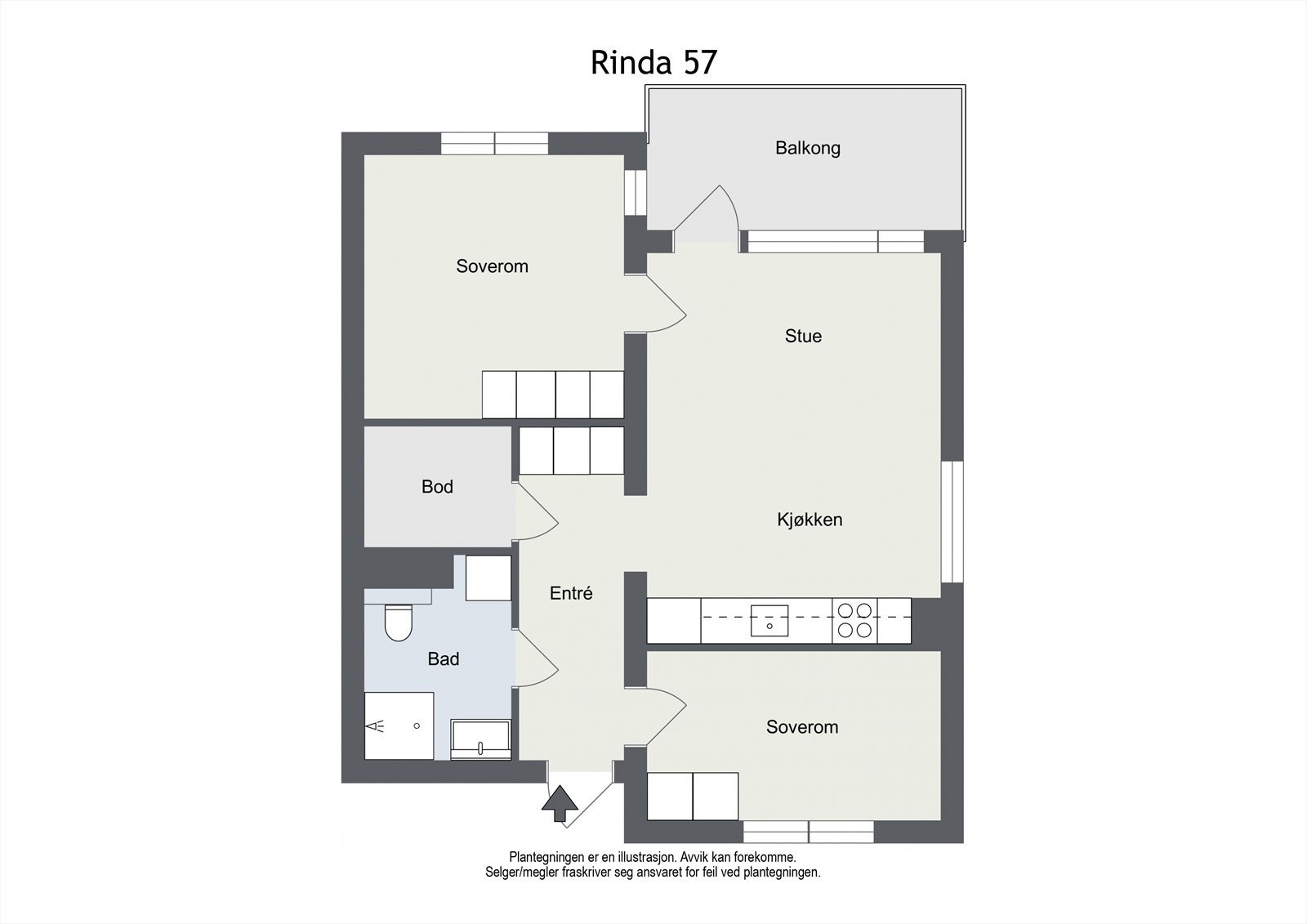 Planløsning. Galleribilde