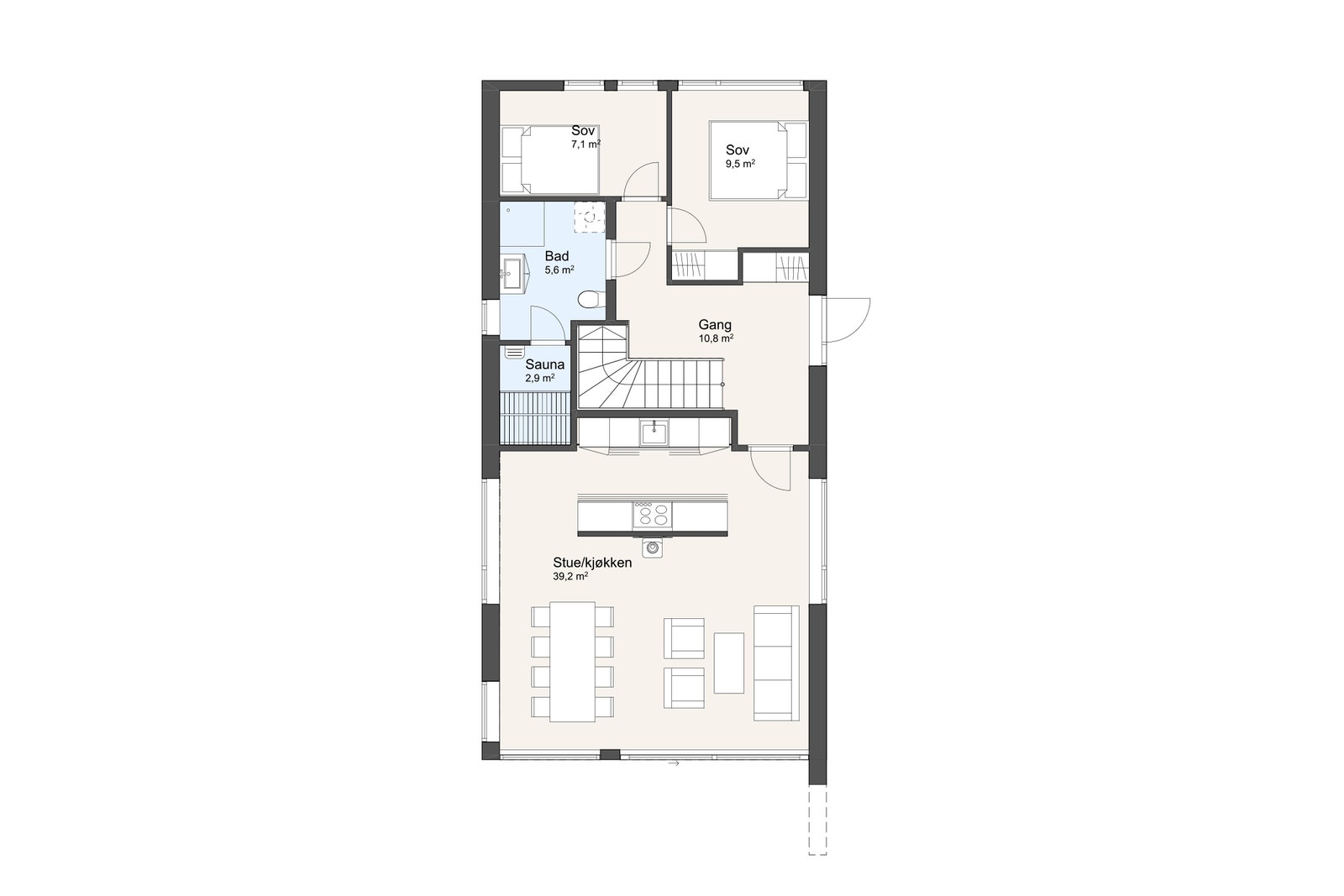 1. etasje Galleribilde