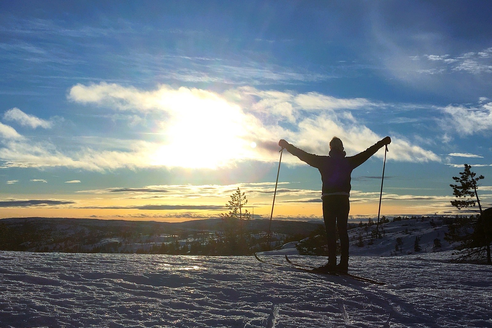 Eventyrlig utsikt fra toppen av Gatuefallheia Galleribilde