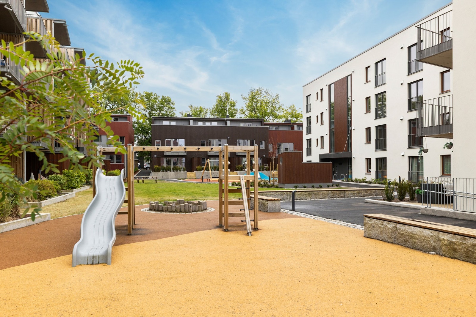 Ønsker du en aktiv livsstil uten bil, er dette stedet for deg - med flotte turområder og sykkelveier rett utenfor døren. Galleribilde