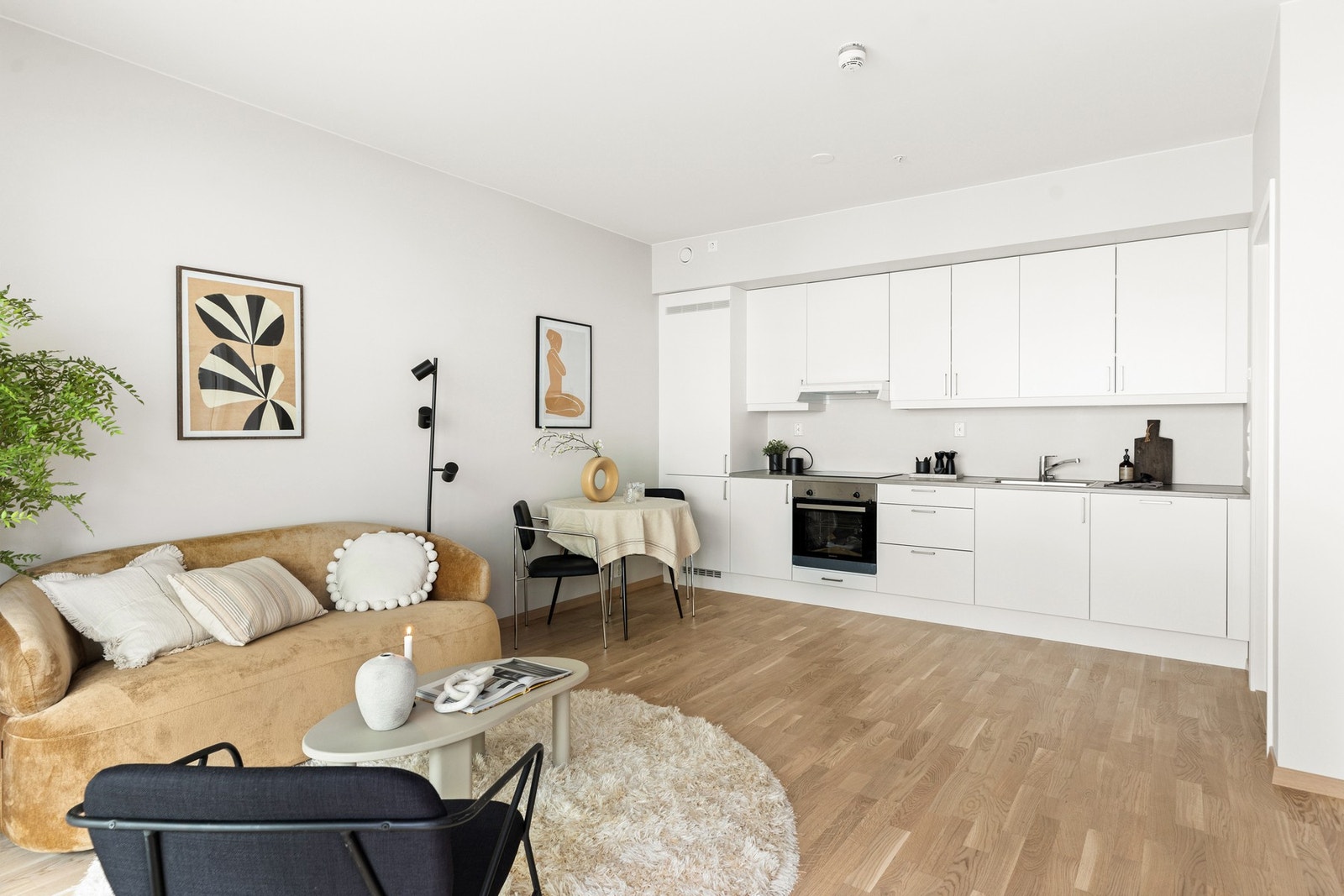 Bygget sto ferdig i 2025 og den aktuelle leiligheten har aldri vært bebodd. Galleribilde