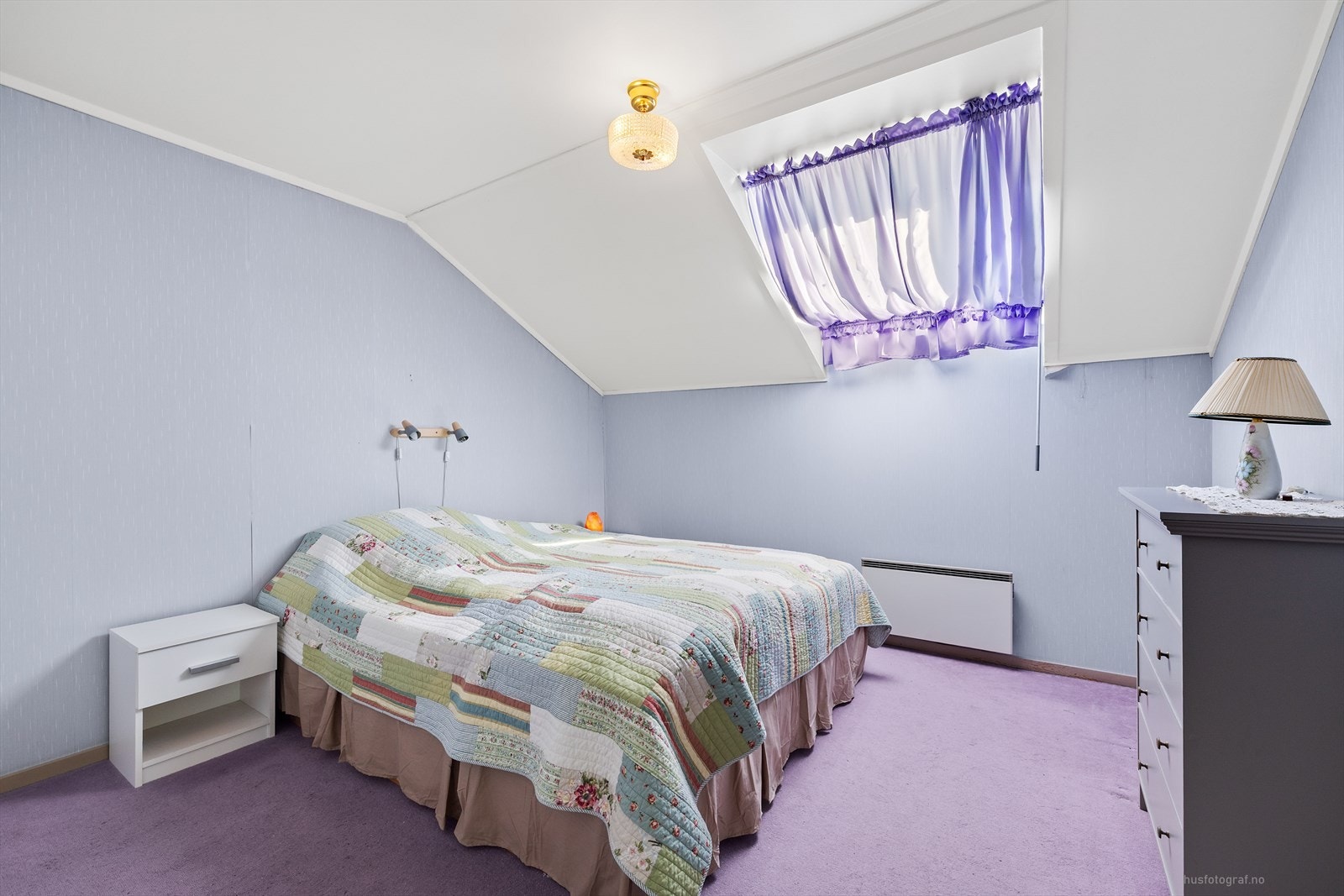 Hovedsoverommet er av god størrelse og kan enkelt innredes. Galleribilde