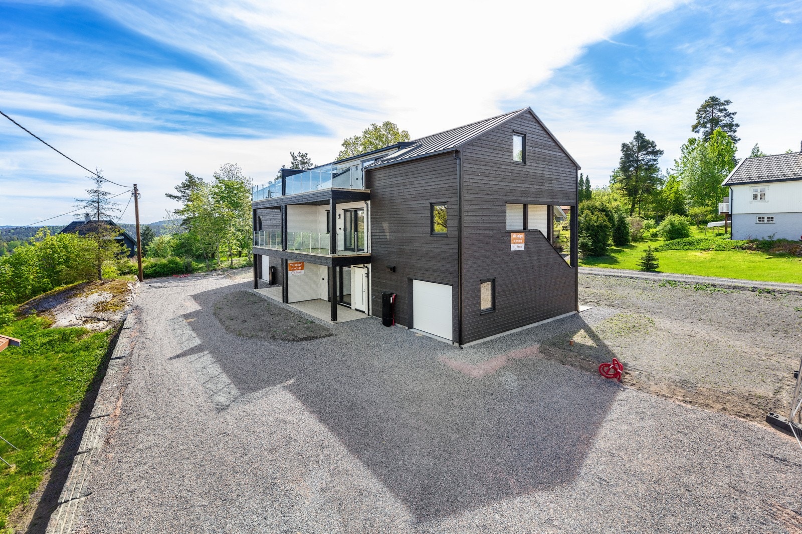 Utvendig fasade. Galleribilde