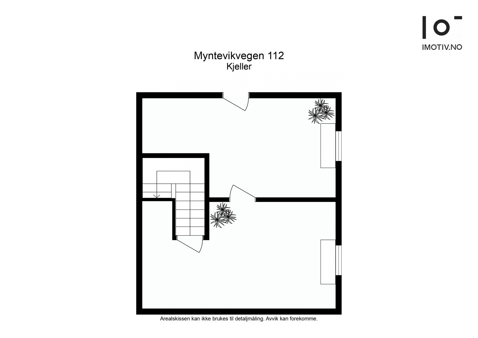 Plantegning U-etasje Galleribilde
