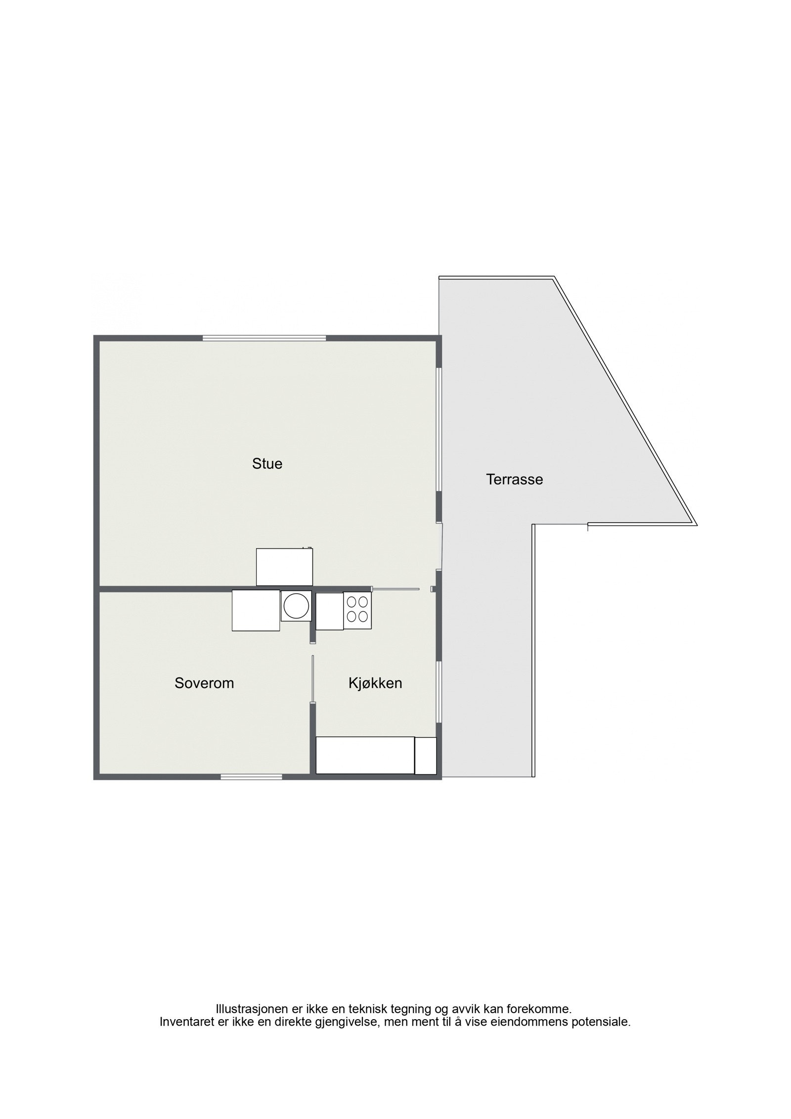 Plantegning Galleribilde