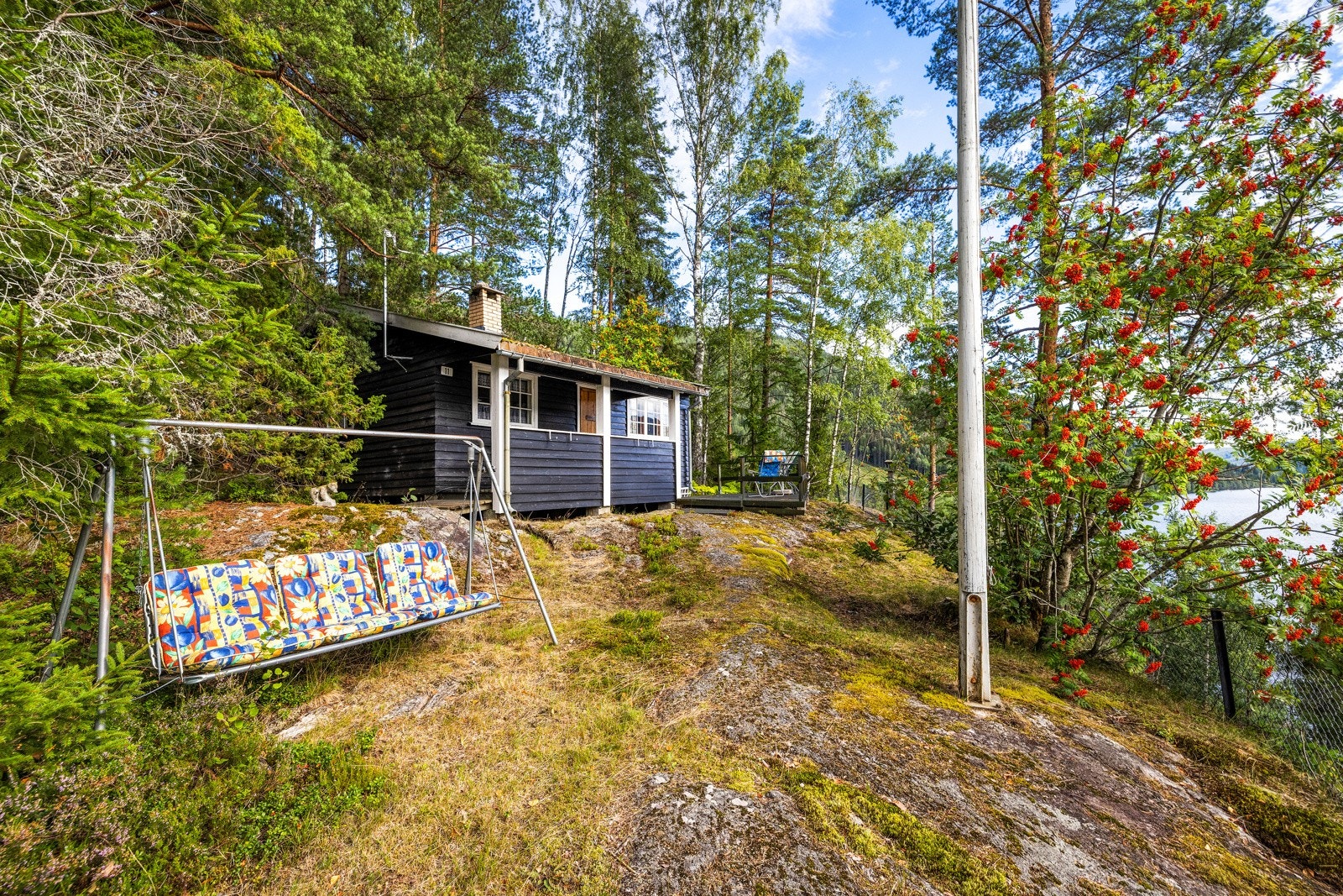 Stor og fin tomt med gammel skog, flott for barnefamilier! Galleribilde