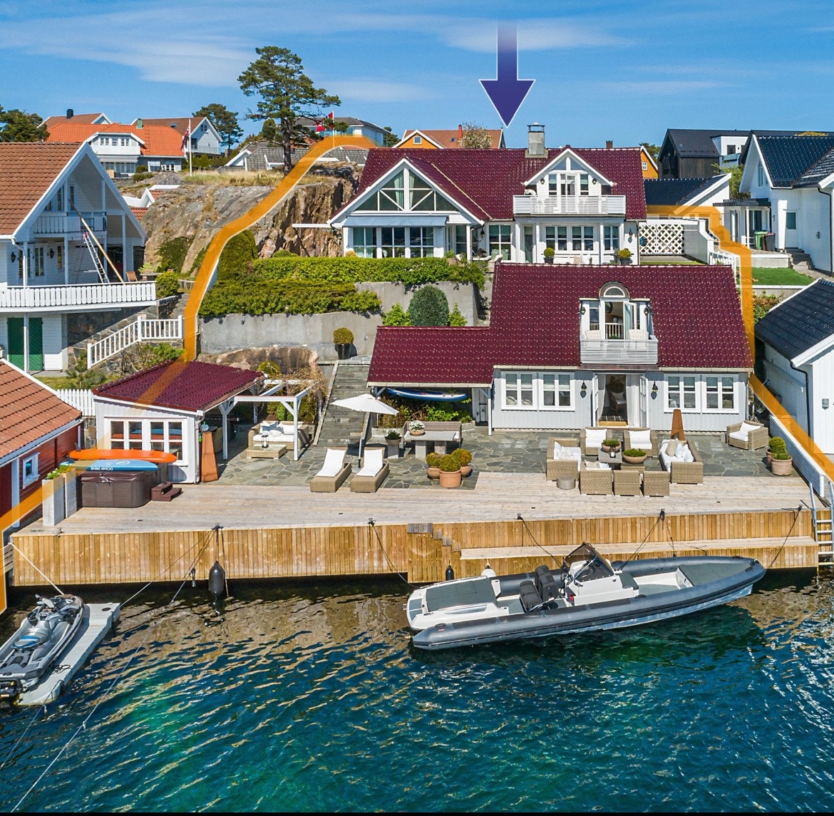 Eiendomsmegler Norge v/ Jon A. Røsstad presenterer Løvika 46- EN STRANDEIENDOM I SÆRKLASSE! Galleribilde