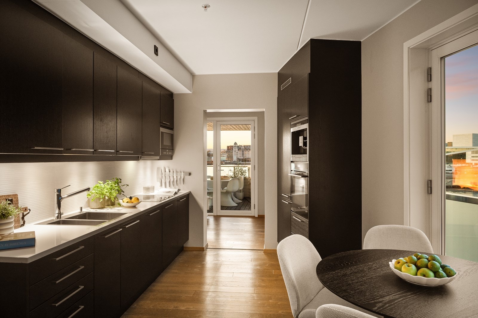 Kveldsstemning Galleribilde