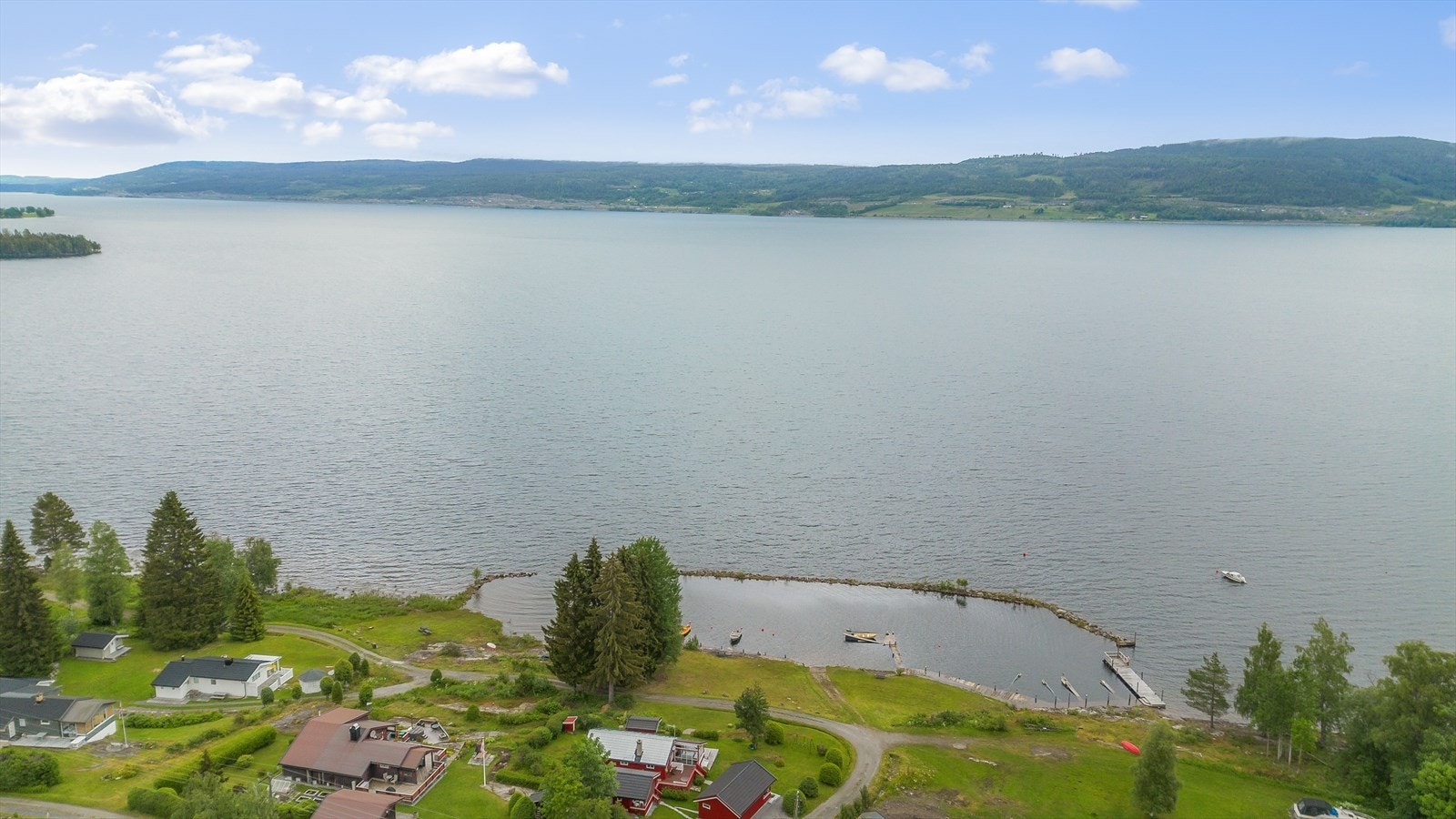 Fantastiske muligheter for båtliv ved Mjøsa. Galleribilde