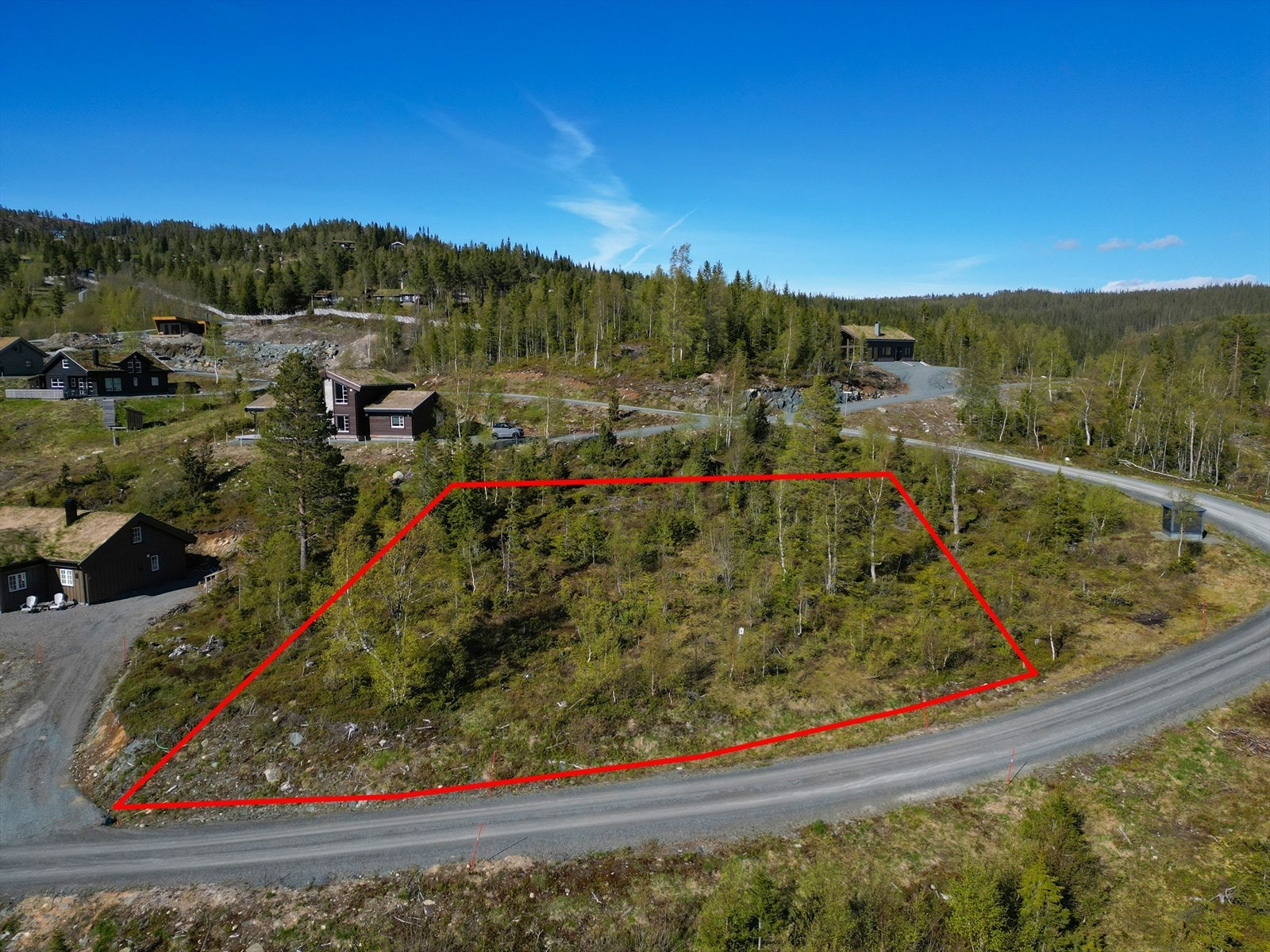 Her har du muligheten til å realisere hyttedrømmen. Galleribilde