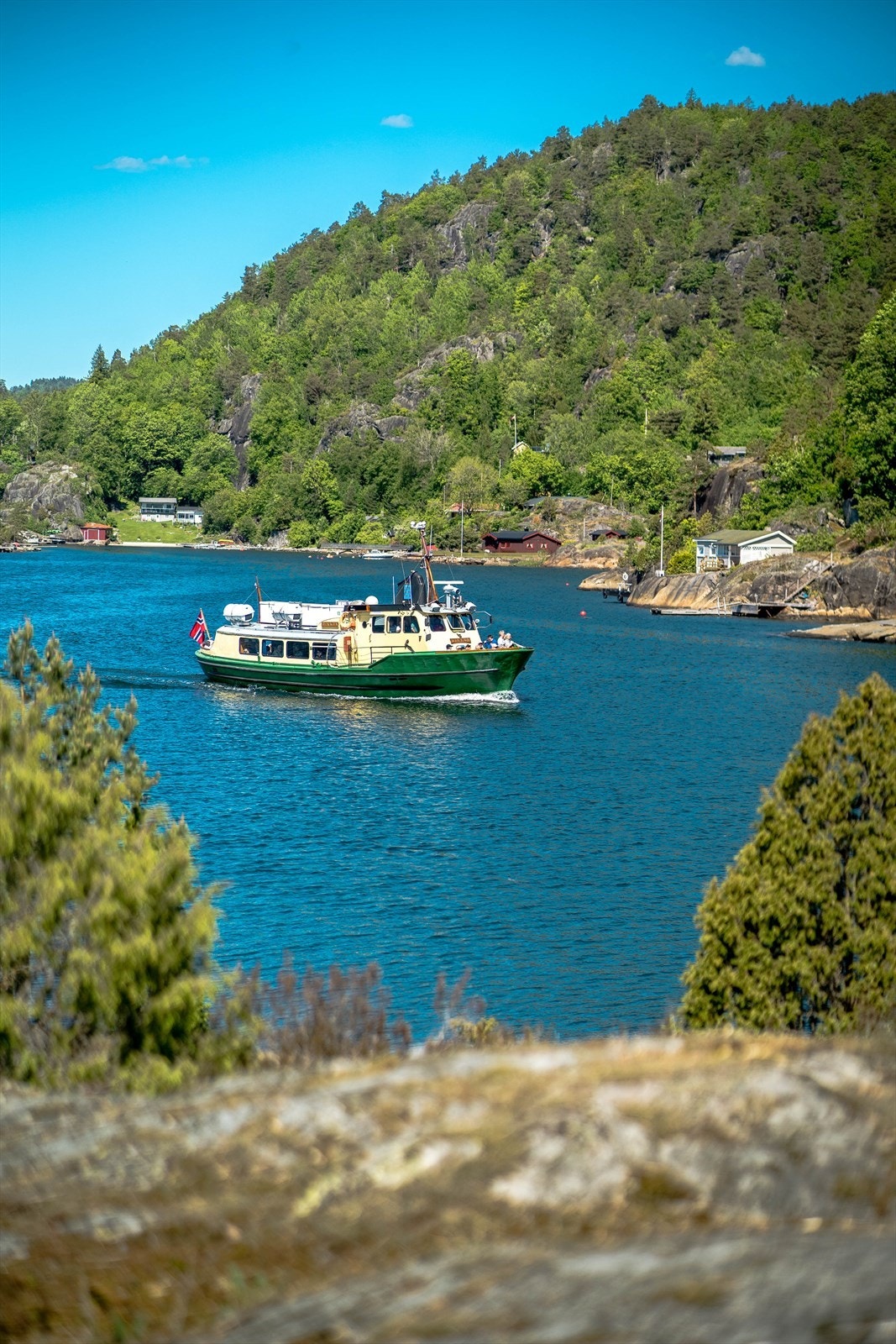 Dikkon kjører trofast på sommerturistene. Galleribilde