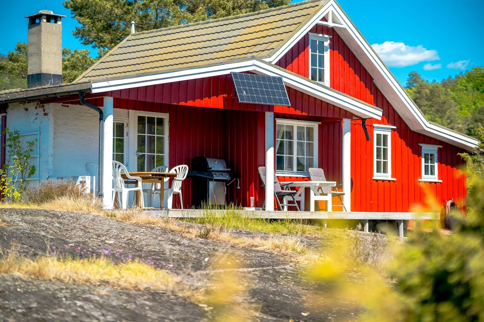 Godt vedlikeholdt og selvforsynt med strøm. Galleribilde