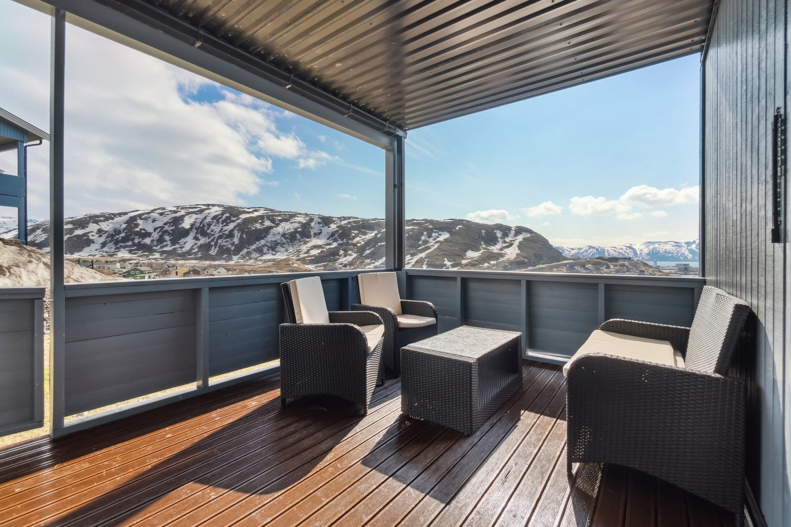 Her er det godt med plass til å skape en trivelig uteseksjon. Galleribilde