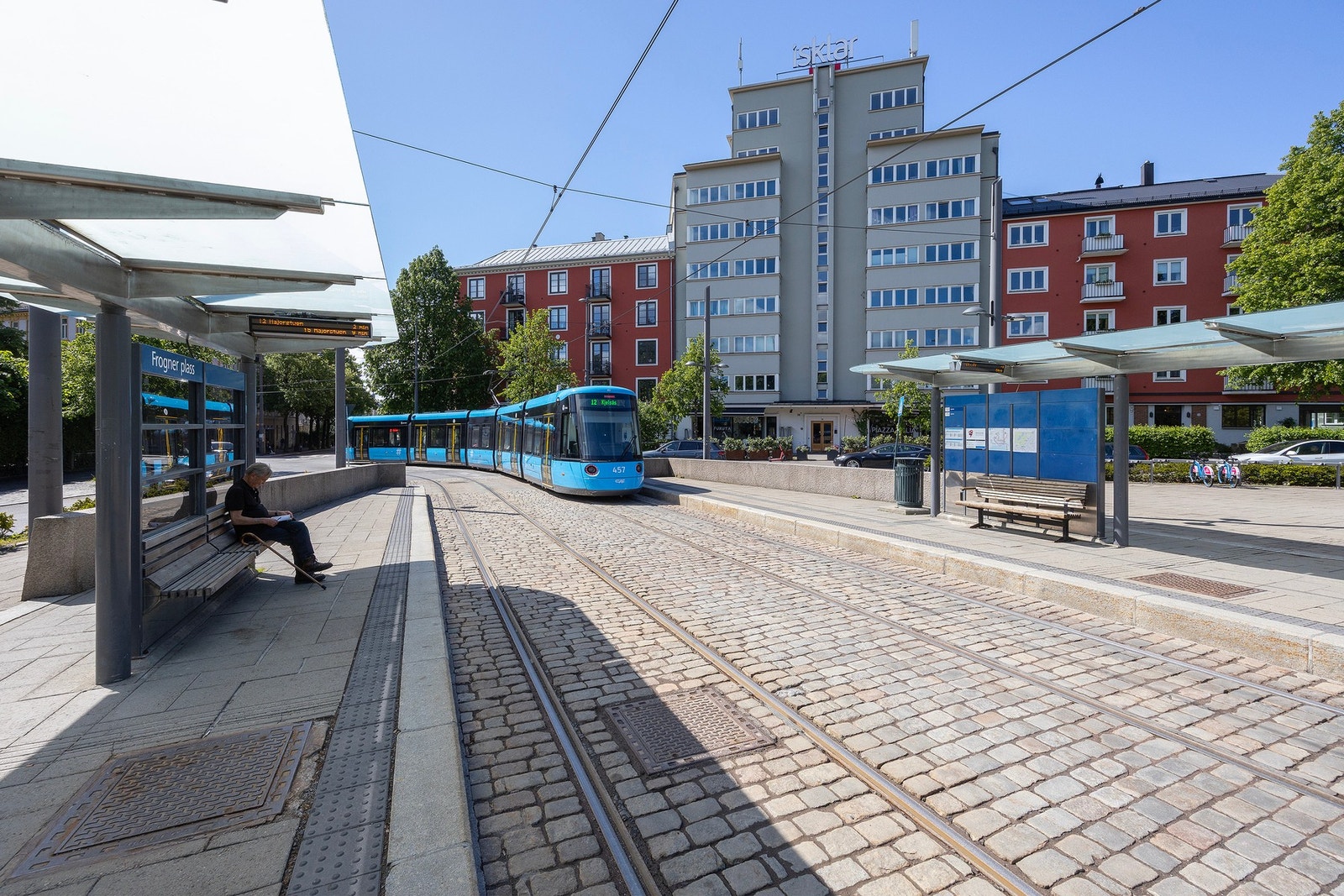 Et godt kollektivtilbud fra Frogner Plass. Galleribilde