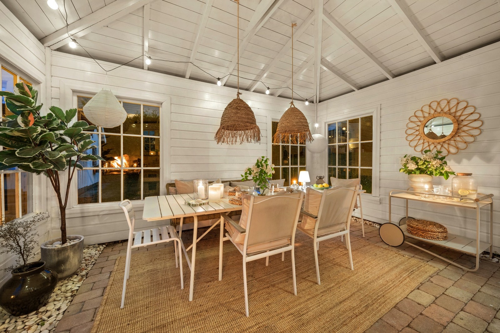 Her er det mulig å tilbringe sene kvelder med venner og familie. Galleribilde