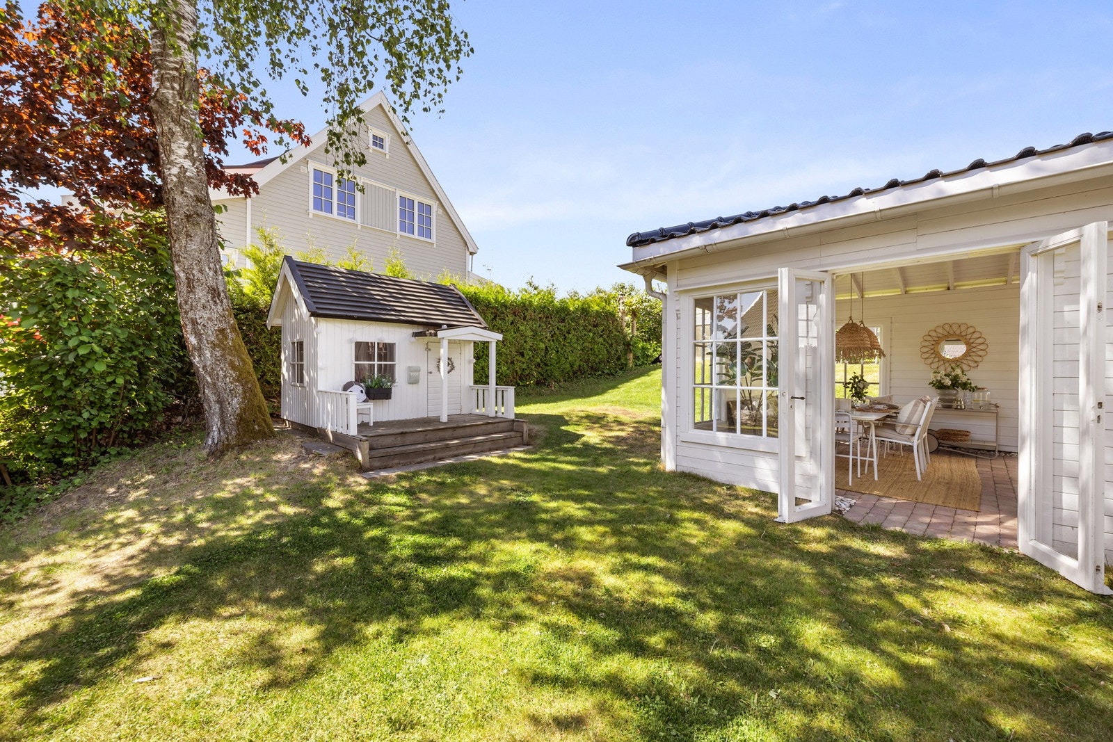 Uteområdene er fint fordelt i flere soner. Galleribilde