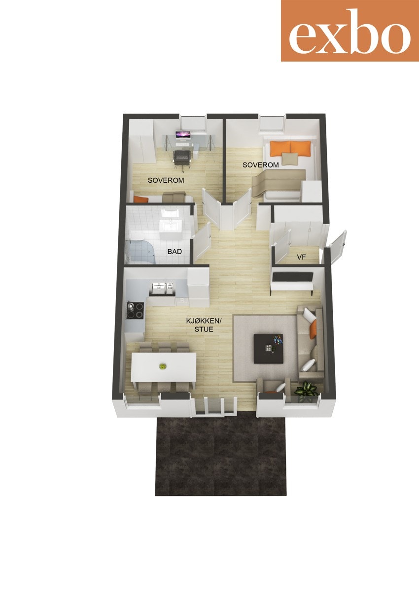 Plantegning Galleribilde