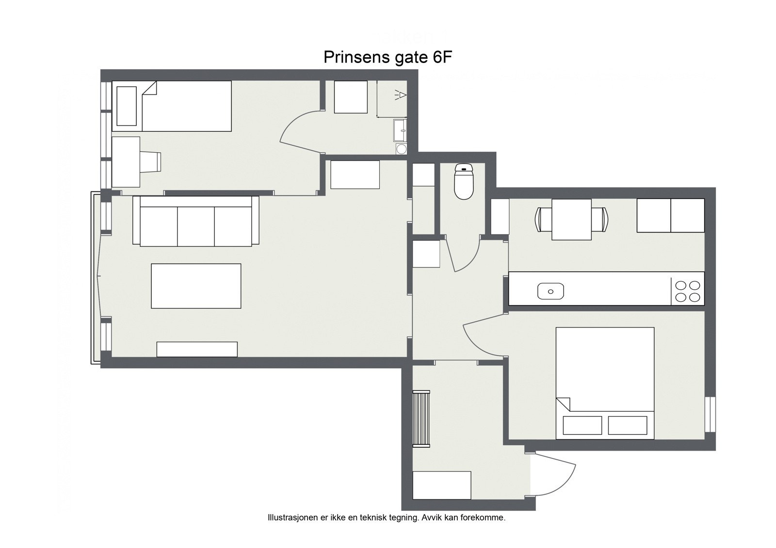 Plantegning Galleribilde