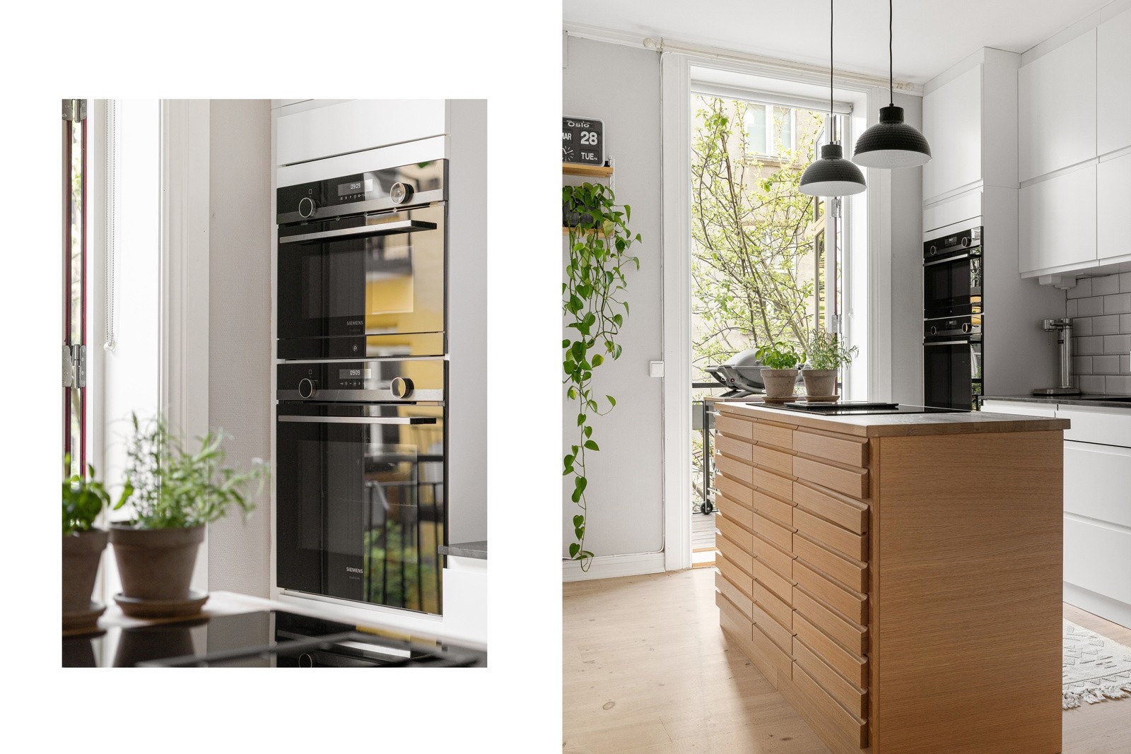 Videre er det integrert induksjonsplatetopp med ventilator i kjøkkenøya, samt stekeovn, mikrobølgeovn, oppvaskmaskin og kjøle-/fryseskap Galleribilde