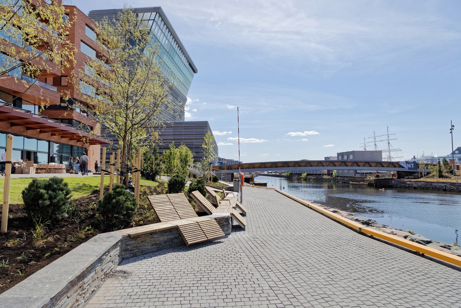 Sørenga og Barcode ligger kun ca. 10 minutters gange fra leiligheten. Galleribilde