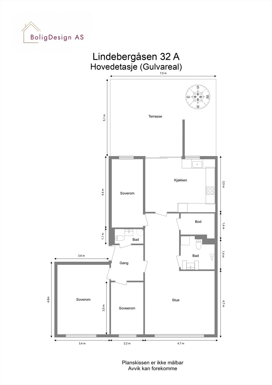 Plantegning Galleribilde