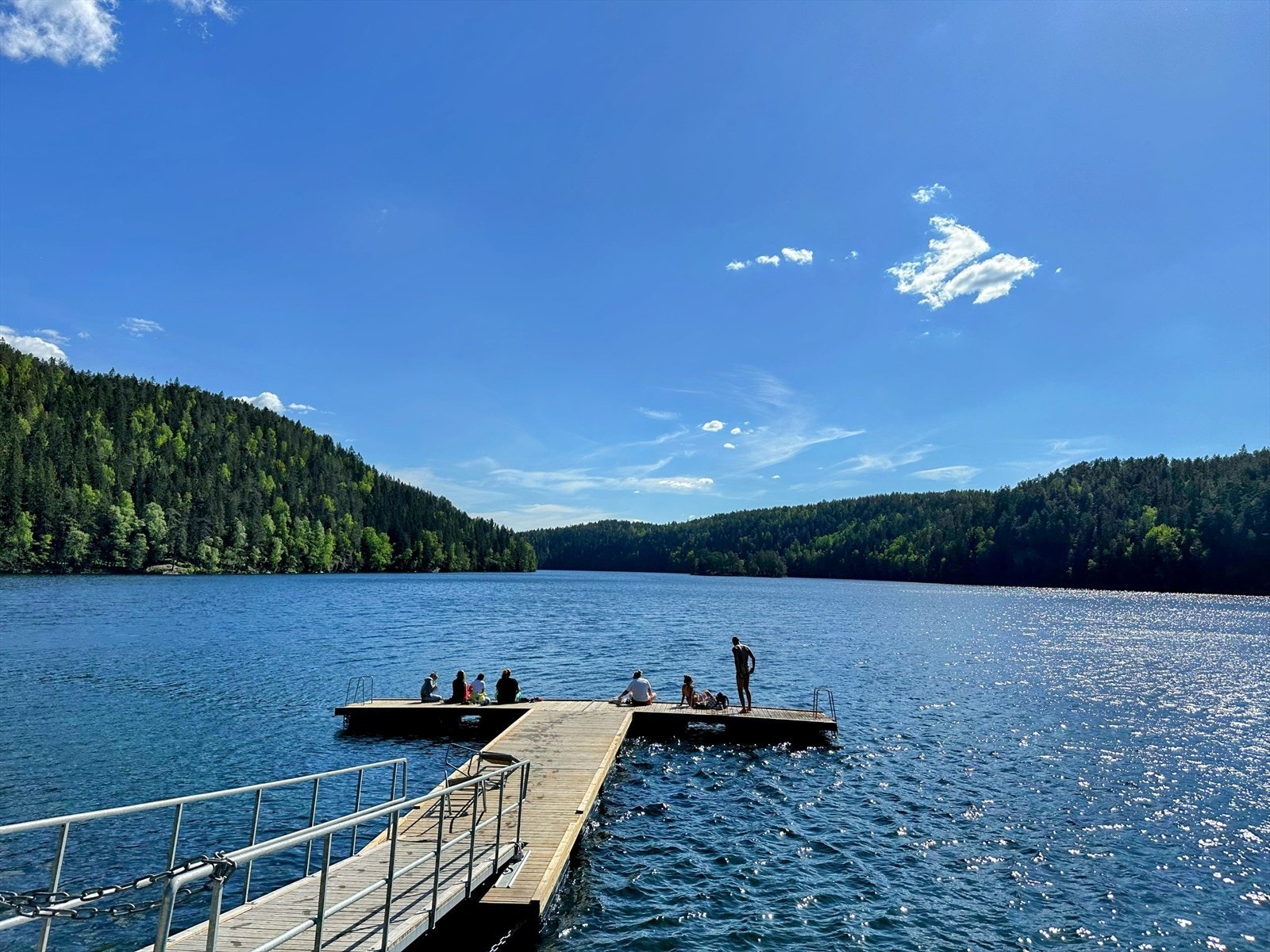 Lutvann - brygge Galleribilde