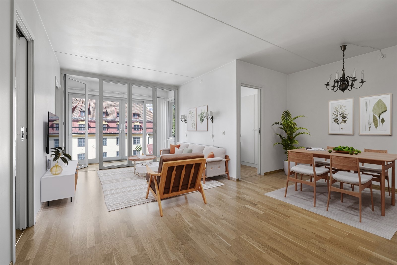 Bildet er digital stylet. Galleribilde