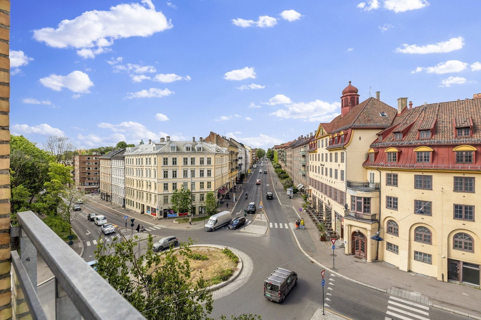 Utsikt fra leiligheten. Galleribilde