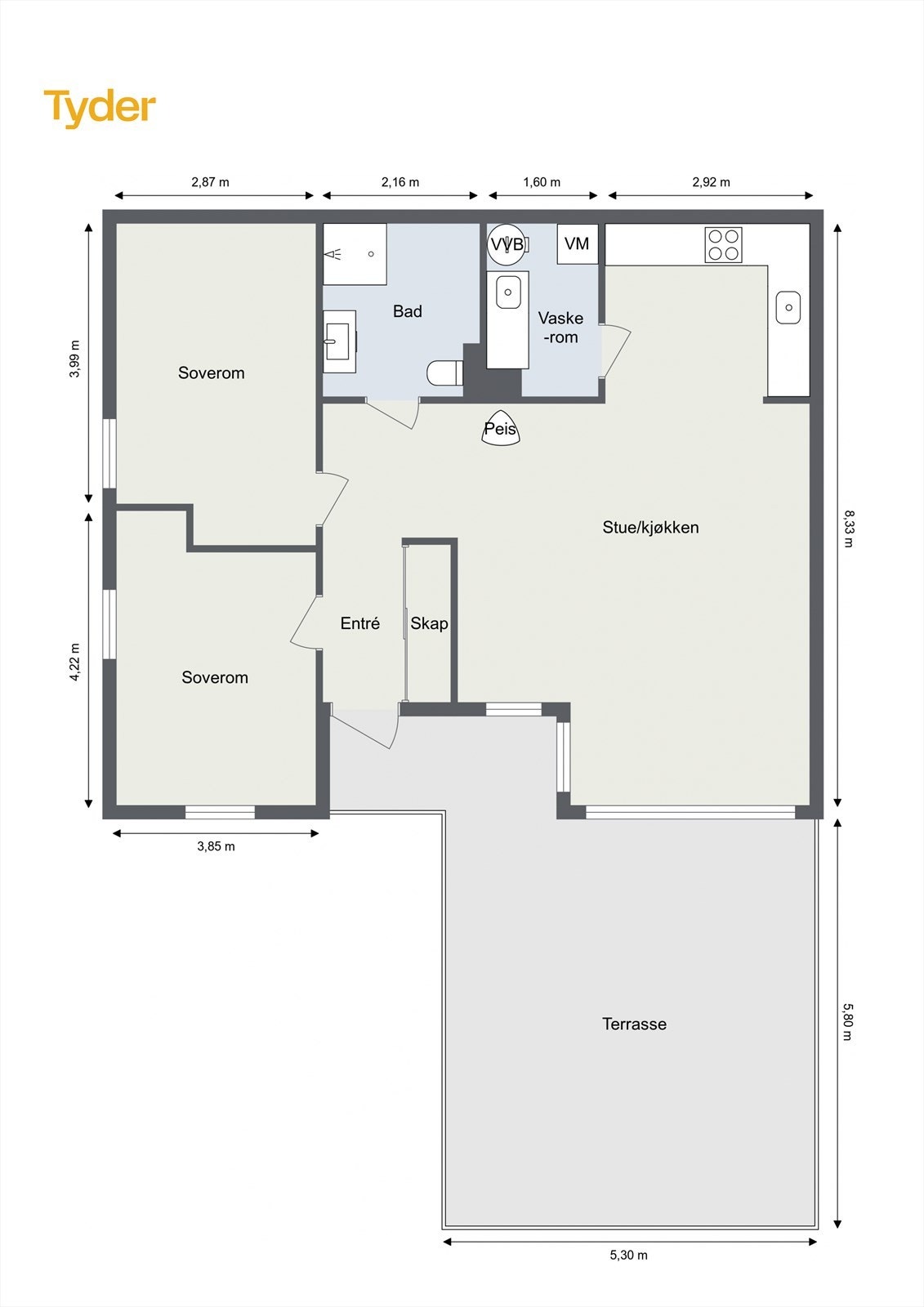 Planløsning. Galleribilde