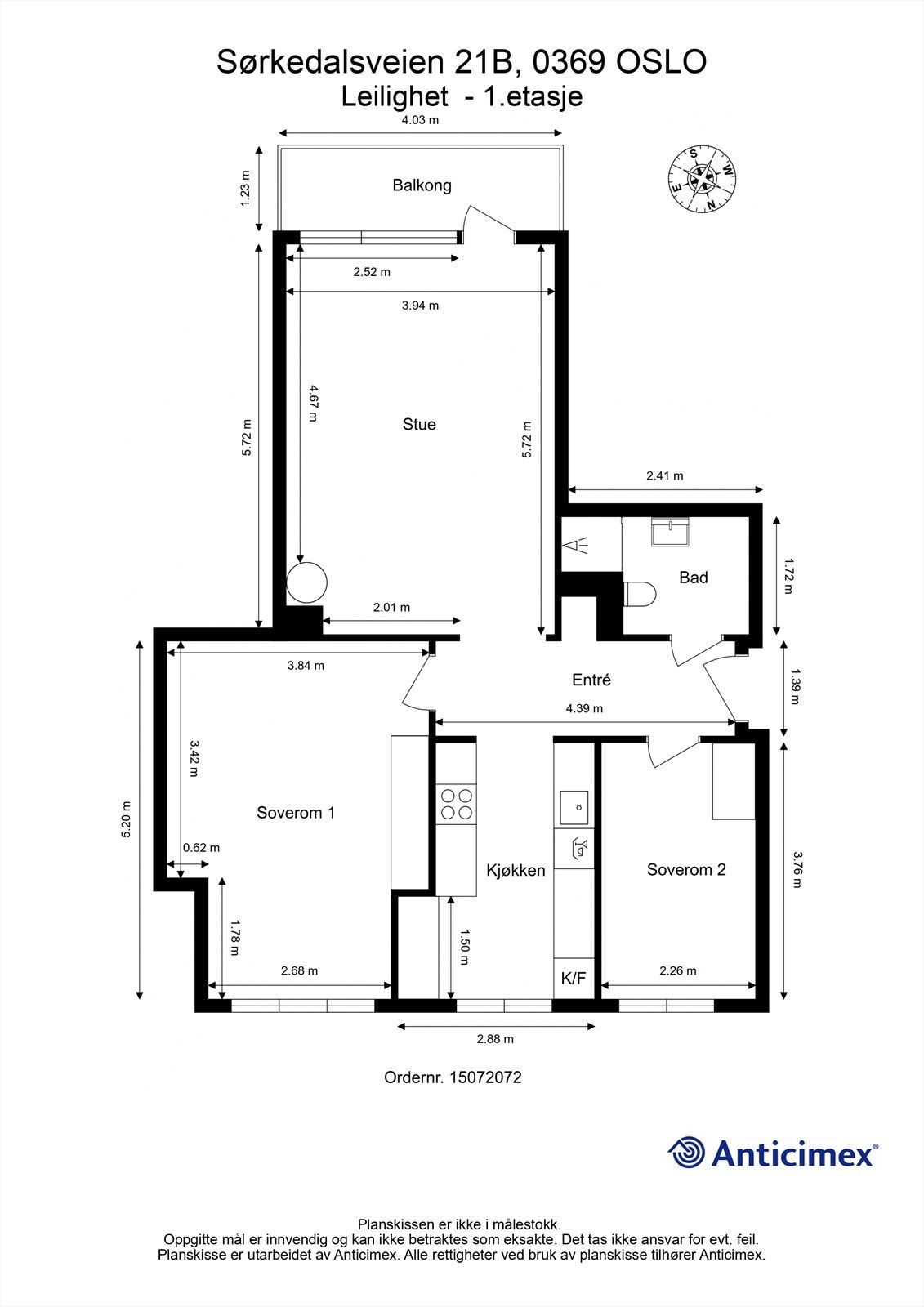 Plantegning Galleribilde