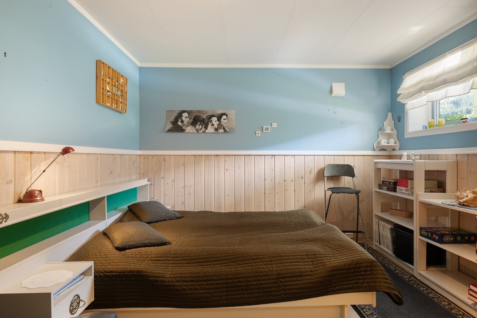 Et annet rom er innredet som soverom. Galleribilde