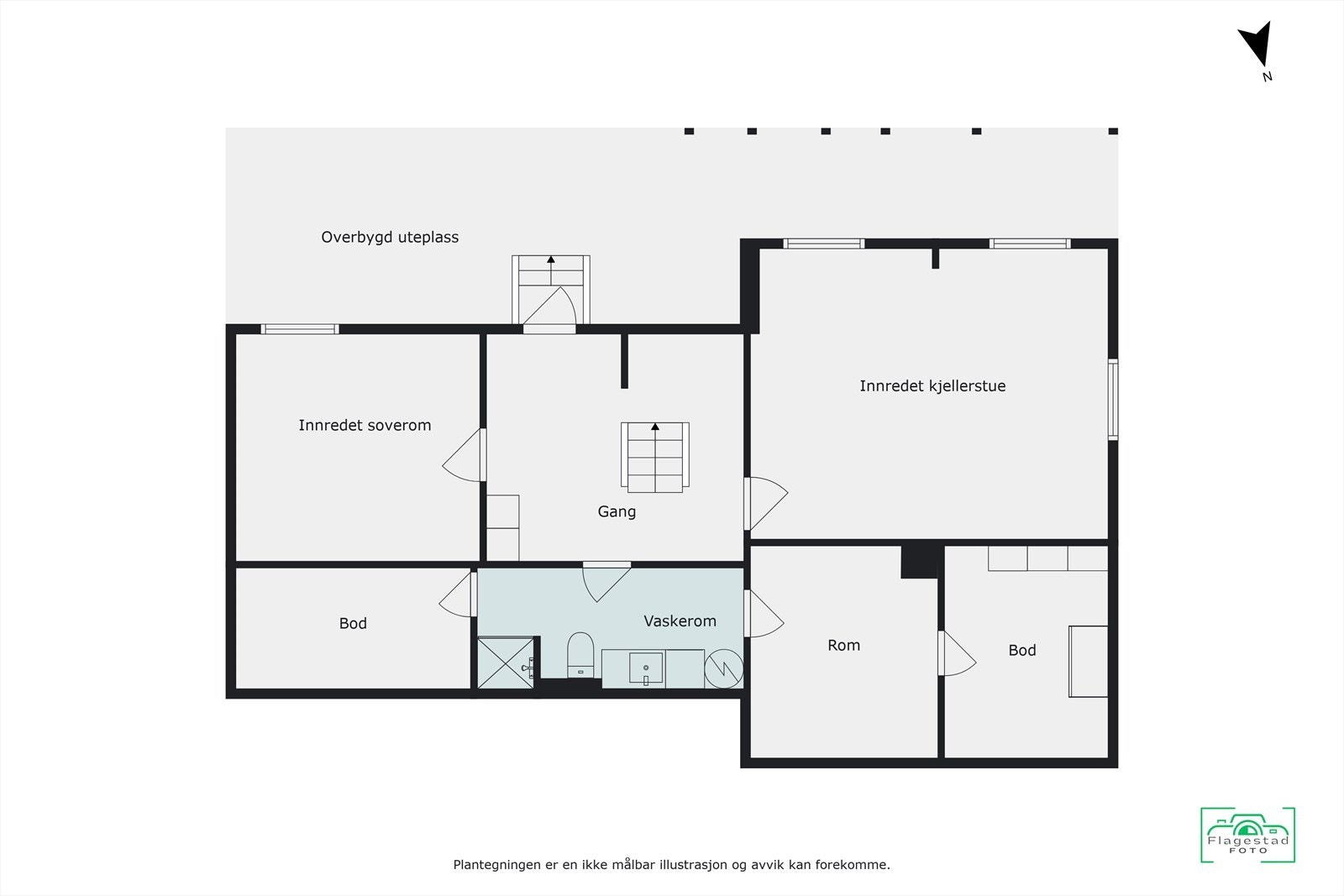 Plantegning Galleribilde