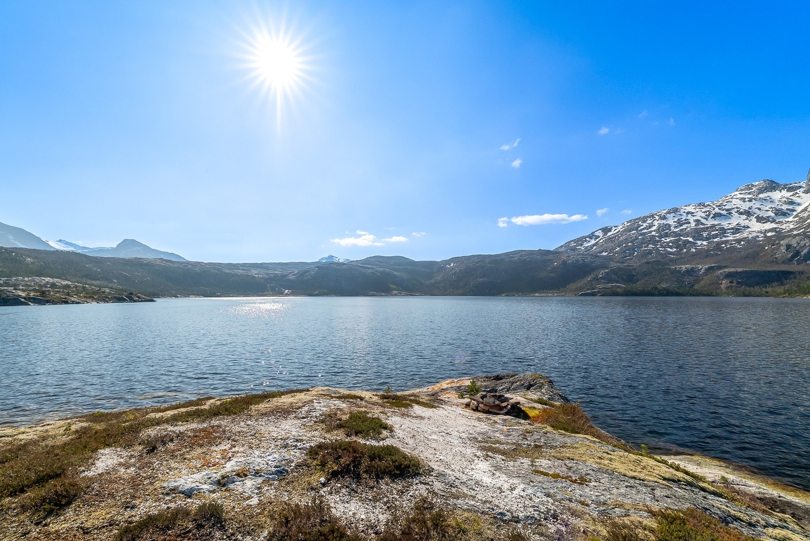 Det er gode solforhold på tomten. Galleribilde