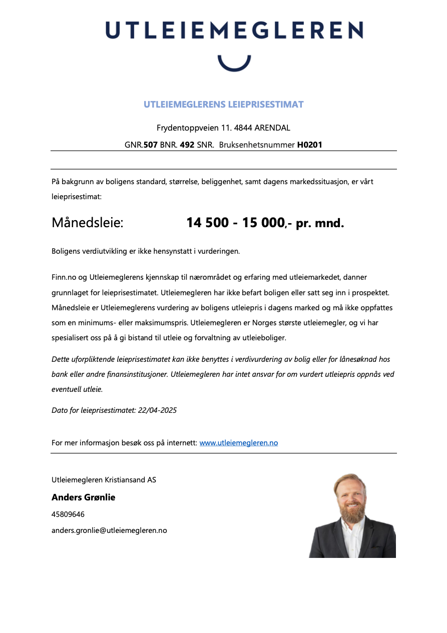 Utleievurdering av husets 2.etasje Galleribilde