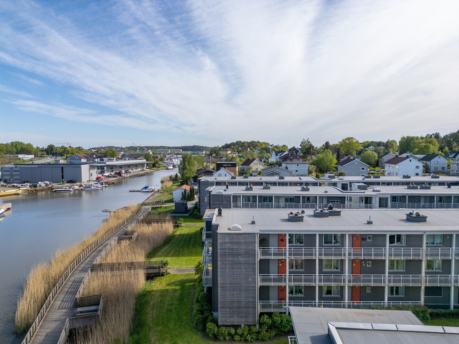 Like utenfor døren er det fine gang- og sykkelstier til Gressvik eller til Fredrikstad sentrum. Galleribilde