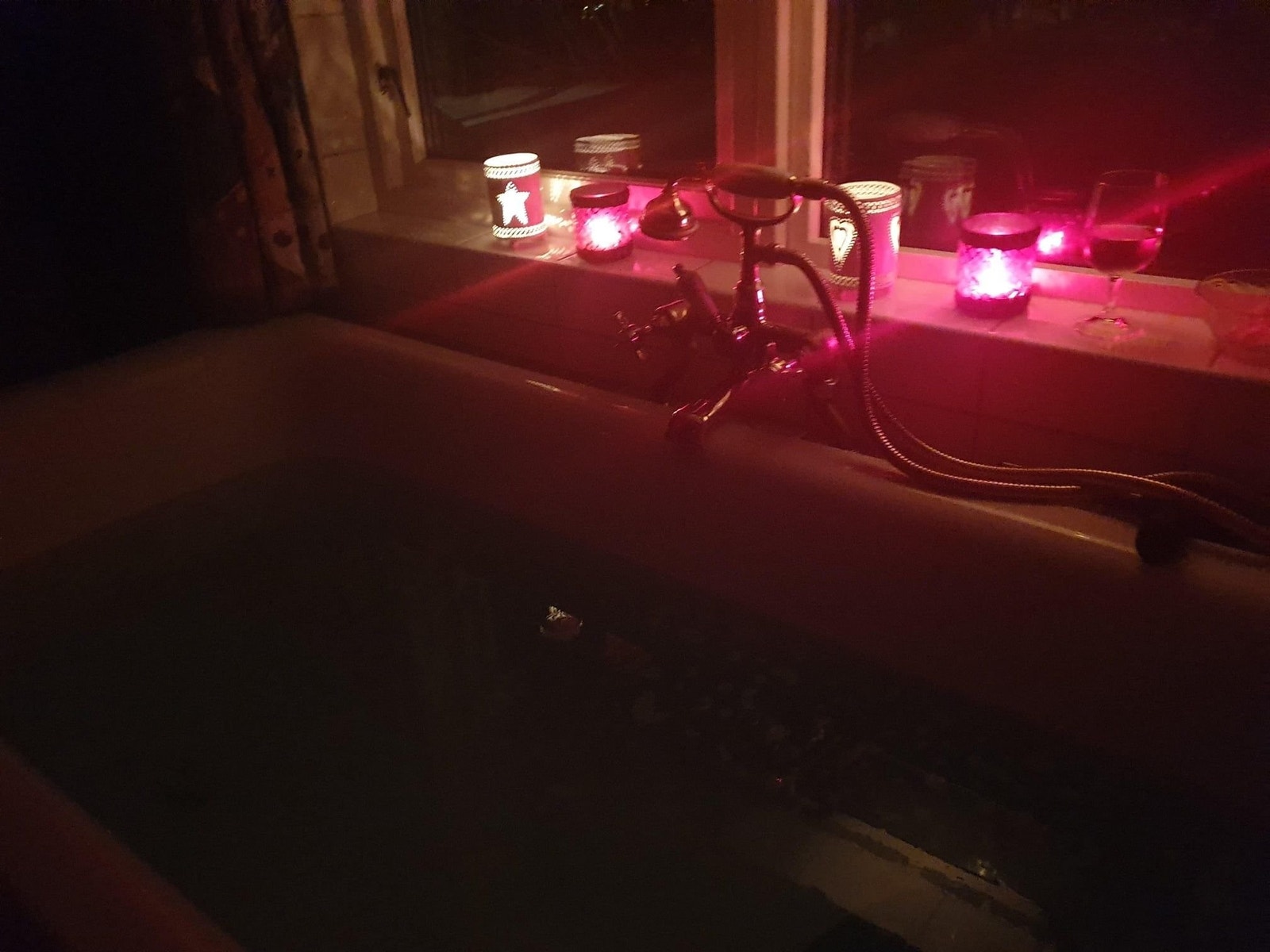 Stemningsbilde kveldsbad. Galleribilde