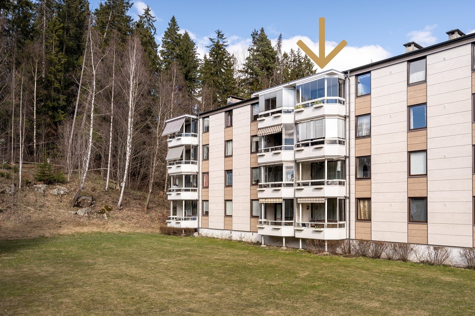 Fasade Kristoffer Robins vei 44 Galleribilde