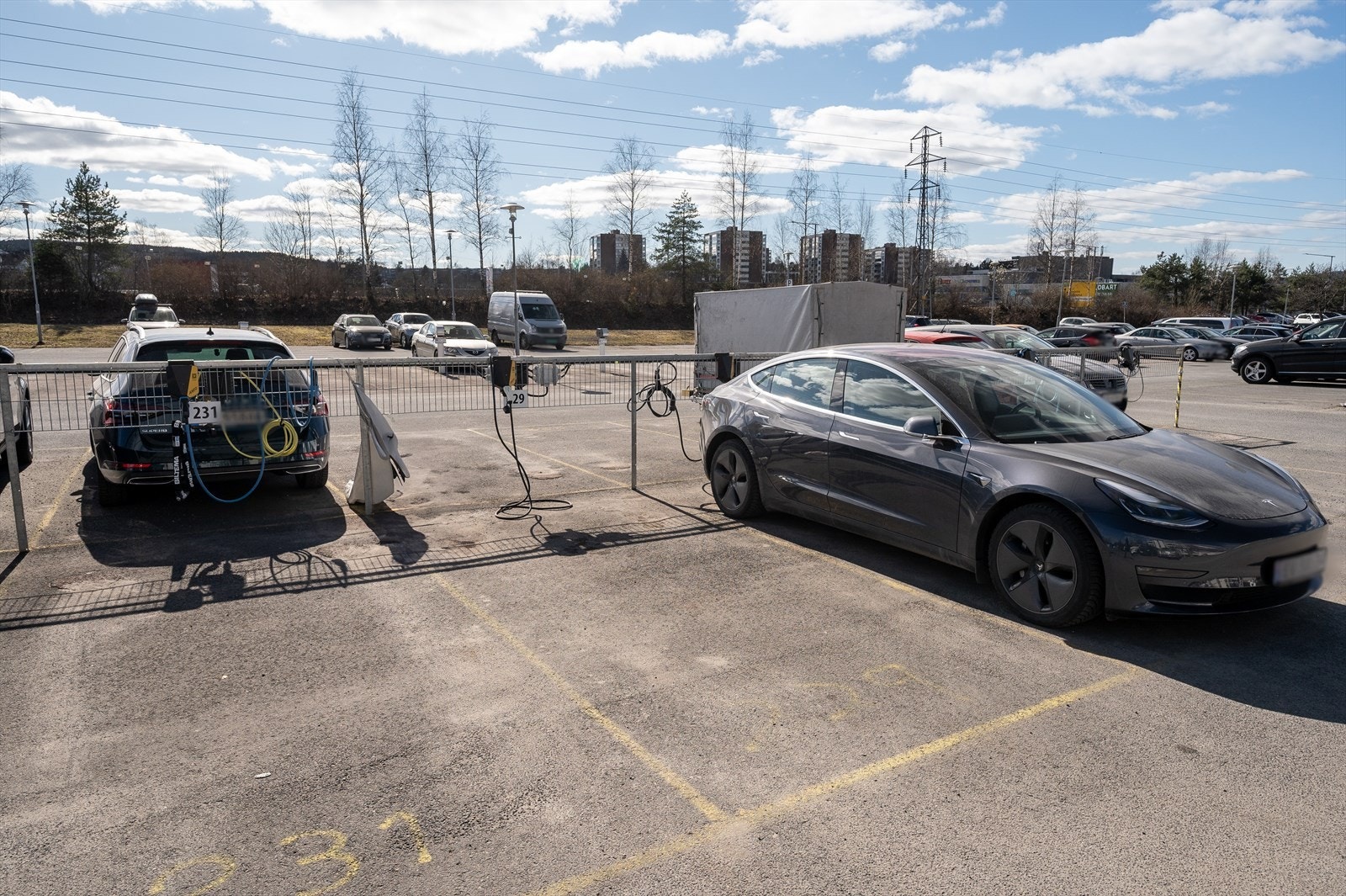 Medfølgende parkeringsplass Galleribilde
