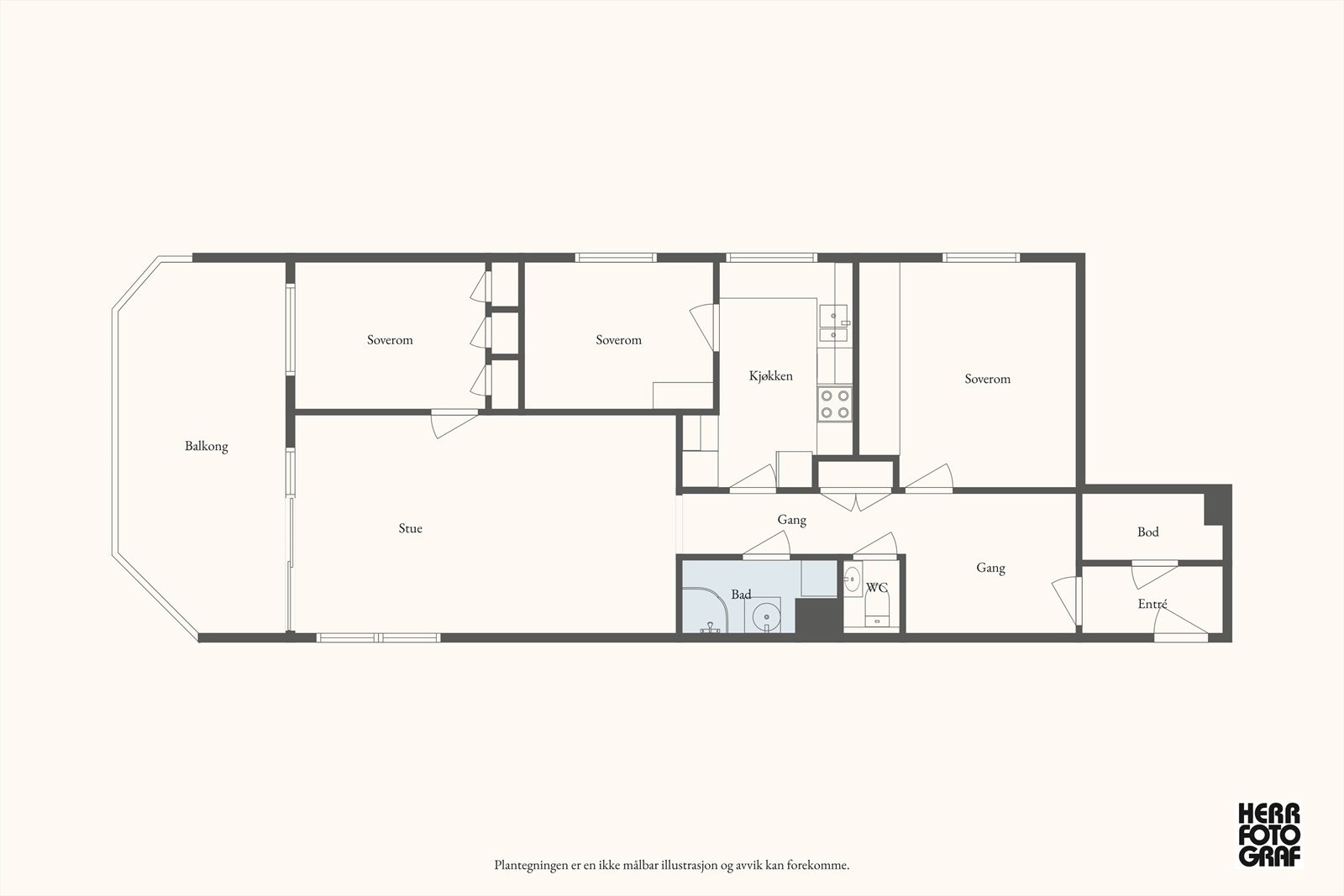 Plantegning Galleribilde