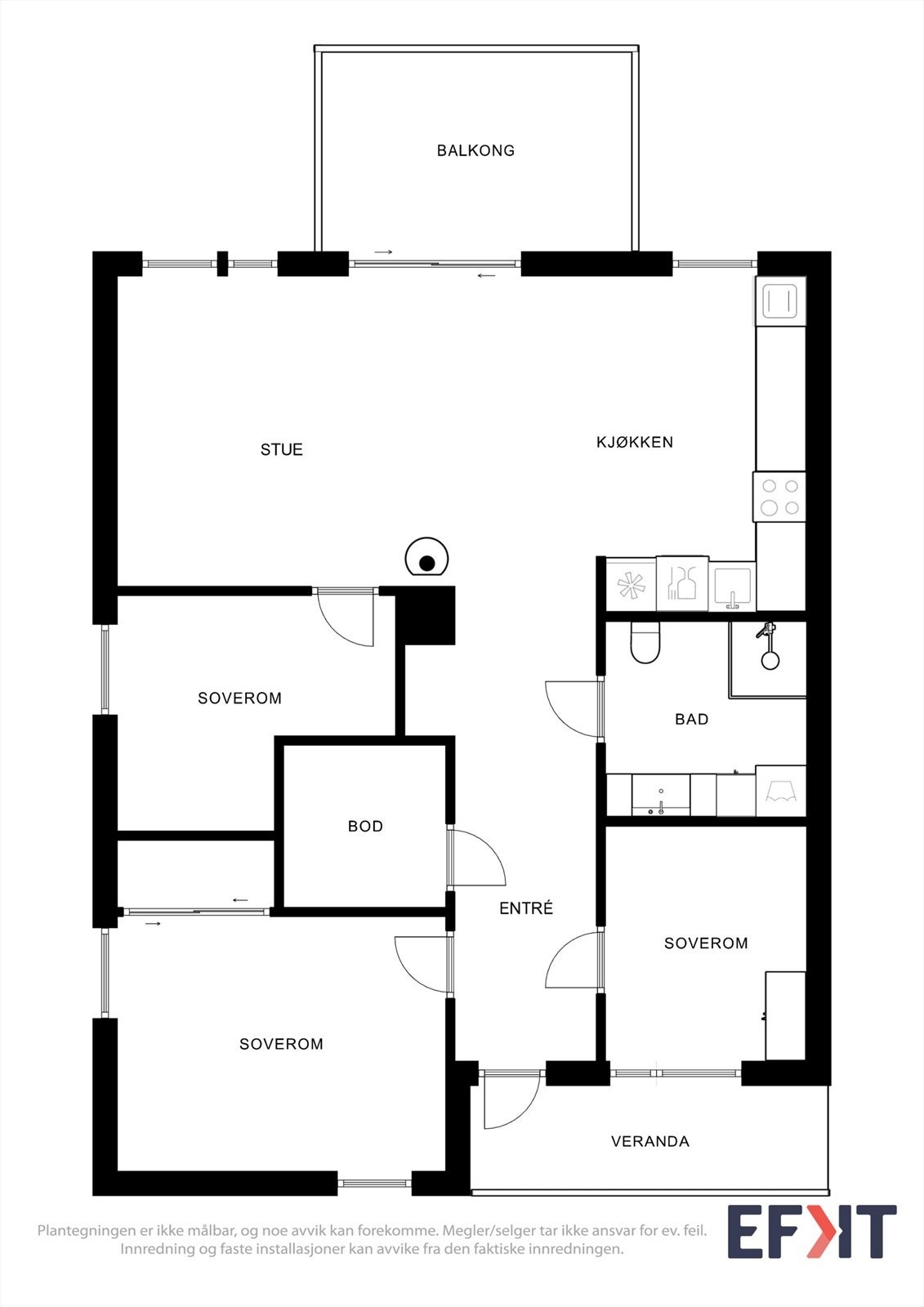 Plantegning Galleribilde